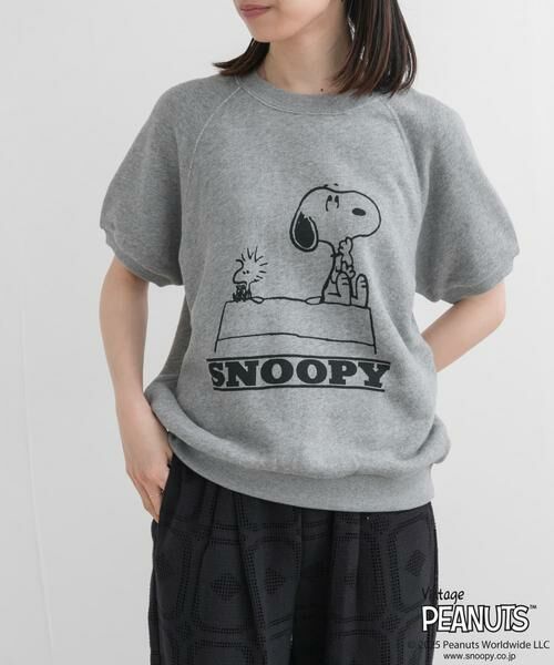 URBAN RESEARCH DOORS / アーバンリサーチ ドアーズ Tシャツ | 『別注』Sports Wear×DOORS　PEANUTS甘編みスウェットTシャツ | 詳細12
