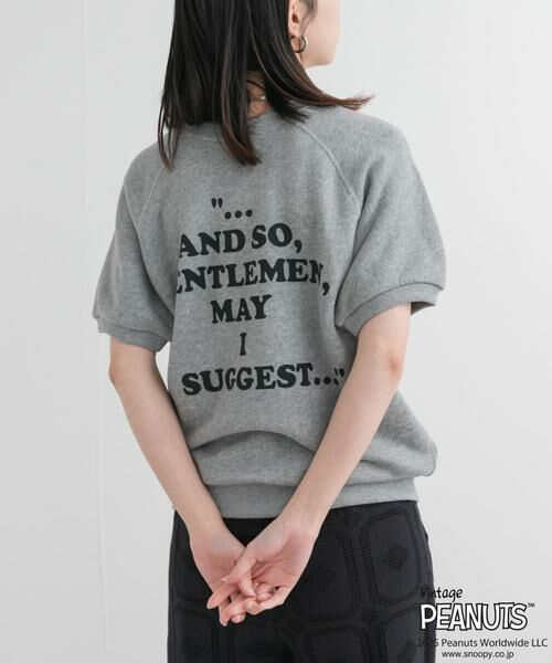 URBAN RESEARCH DOORS / アーバンリサーチ ドアーズ Tシャツ | 『別注』Sports Wear×DOORS　PEANUTS甘編みスウェットTシャツ | 詳細14