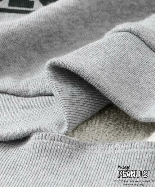 URBAN RESEARCH DOORS / アーバンリサーチ ドアーズ Tシャツ | 『別注』Sports Wear×DOORS　PEANUTS甘編みスウェットTシャツ | 詳細19