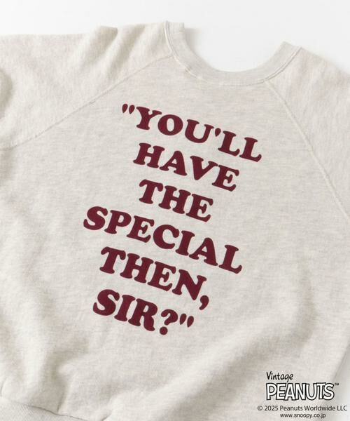 URBAN RESEARCH DOORS / アーバンリサーチ ドアーズ Tシャツ | 『別注』Sports Wear×DOORS　PEANUTS甘編みスウェットTシャツ | 詳細26