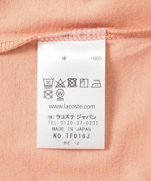 URBAN RESEARCH DOORS / アーバンリサーチ ドアーズ Tシャツ | LACOSTE　コンパクトTシャツ | 詳細6