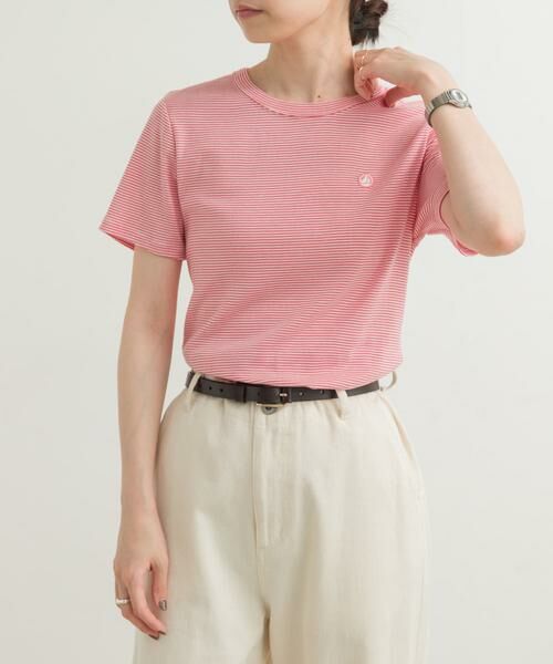 URBAN RESEARCH DOORS / アーバンリサーチ ドアーズ Tシャツ | 『別注』PETIT BATEAU×DOORS　embroideryt-shirts | 詳細16