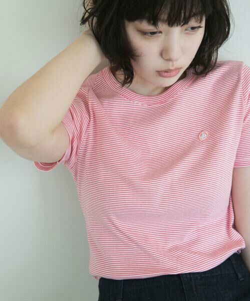 URBAN RESEARCH DOORS / アーバンリサーチ ドアーズ Tシャツ | 『別注』PETIT BATEAU×DOORS　embroideryt-shirts | 詳細7
