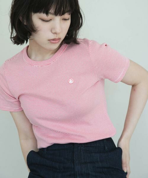 URBAN RESEARCH DOORS / アーバンリサーチ ドアーズ Tシャツ | 『別注』PETIT BATEAU×DOORS　embroideryt-shirts | 詳細8