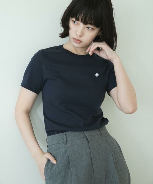 URBAN RESEARCH DOORS / アーバンリサーチ ドアーズ Tシャツ | 『別注』PETIT BATEAU×DOORS　embroideryt-shirts | 詳細1