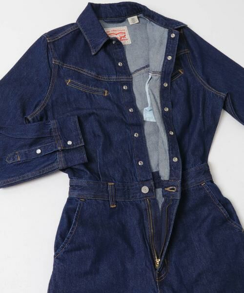 URBAN RESEARCH DOORS / アーバンリサーチ ドアーズ デニムパンツ | RINOA WIDE LEG JUMPSUIT | 詳細2