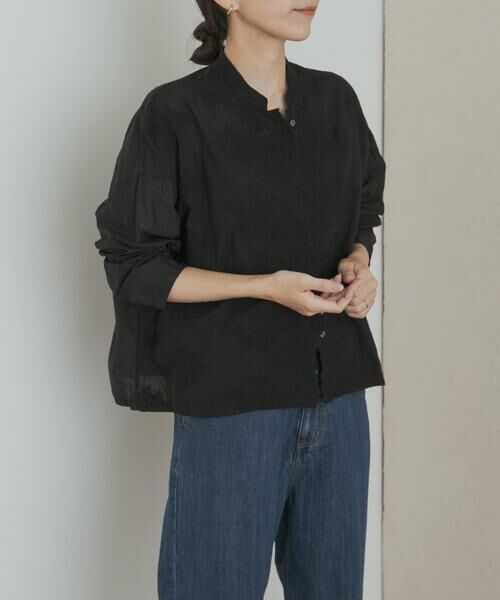 URBAN RESEARCH DOORS / アーバンリサーチ ドアーズ シャツ・ブラウス | mizuiro ind　lacestandcollar wideshirts | 詳細8