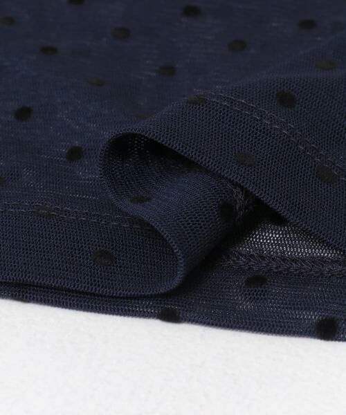 URBAN RESEARCH DOORS / アーバンリサーチ ドアーズ Tシャツ | mizuiro ind　mesh dots crew neck pullover | 詳細3