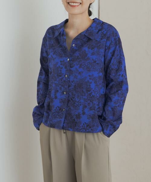 URBAN RESEARCH DOORS / アーバンリサーチ ドアーズ シャツ・ブラウス | mizuiro ind　print basic shirts | 詳細1