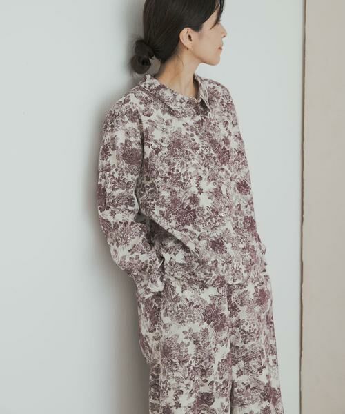 URBAN RESEARCH DOORS/アーバンリサーチ ドアーズ mizuiro ind print basic shirts ベージュ系その他 one URBAN RESEARCH DOORS/アーバンリサーチ ドアーズ mizuiro ind print basic shirts ベージュ系その他 one