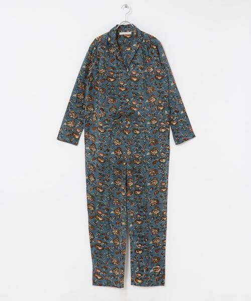 URBAN RESEARCH DOORS / アーバンリサーチ ドアーズ サロペット・オールインワン | ARCHI　BLOCK PRINT ALL IN ONE | 詳細1