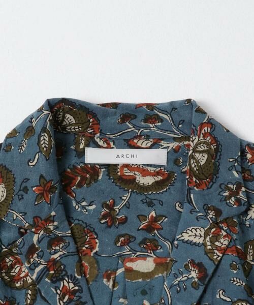 URBAN RESEARCH DOORS / アーバンリサーチ ドアーズ サロペット・オールインワン | ARCHI　BLOCK PRINT ALL IN ONE | 詳細6