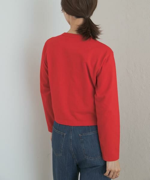 URBAN RESEARCH DOORS / アーバンリサーチ ドアーズ カーディガン・ボレロ | GYMPHLEX　SHORT CREW NECK CARDIGAN | 詳細3