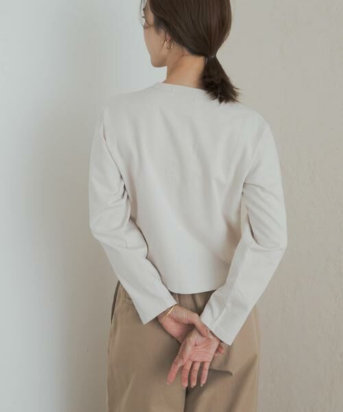 URBAN RESEARCH DOORS / アーバンリサーチ ドアーズ カーディガン・ボレロ | GYMPHLEX　SHORT CREW NECK CARDIGAN | 詳細22