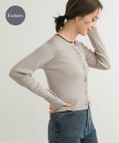 URBAN RESEARCH DOORS / アーバンリサーチ ドアーズ カーディガン・ボレロ | 『別注』Audrey and John Wad×DOORS　バイカラーカーディガン