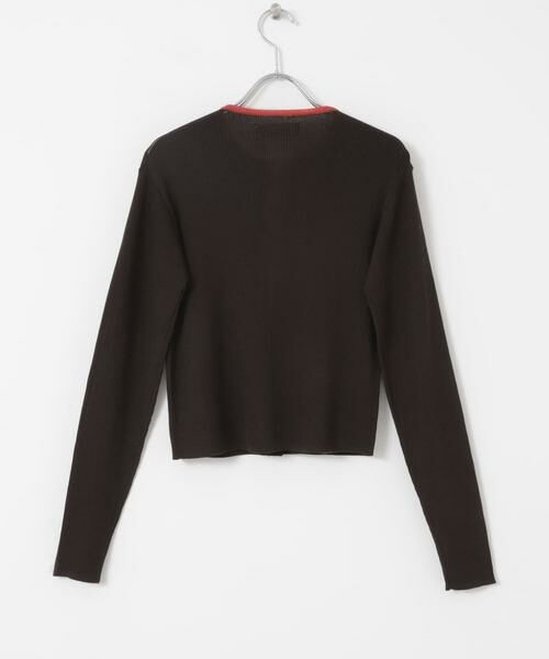 URBAN RESEARCH DOORS / アーバンリサーチ ドアーズ カーディガン・ボレロ | 『別注』Audrey and John Wad×DOORS　バイカラーカーディガン | 詳細10