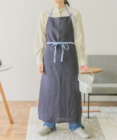 URBAN RESEARCH DOORS / アーバンリサーチ ドアーズ キッチンツール | 『WEB限定』miiThaaii　リネン アリシャエプロン ネイビー