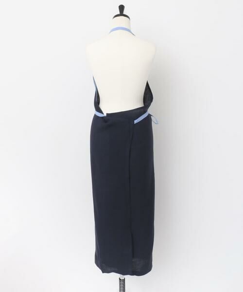 URBAN RESEARCH DOORS / アーバンリサーチ ドアーズ キッチンツール | 『WEB限定』miiThaaii　リネン アリシャエプロン ネイビー | 詳細11