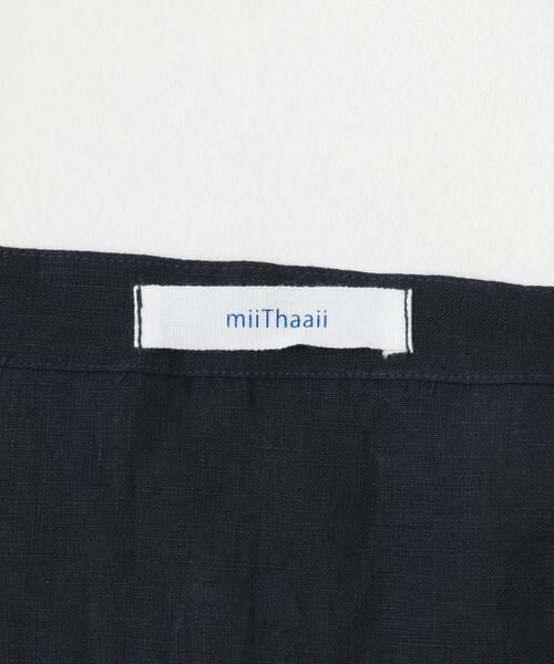 URBAN RESEARCH DOORS / アーバンリサーチ ドアーズ キッチンツール | 『WEB限定』miiThaaii　リネン アリシャエプロン ネイビー | 詳細13