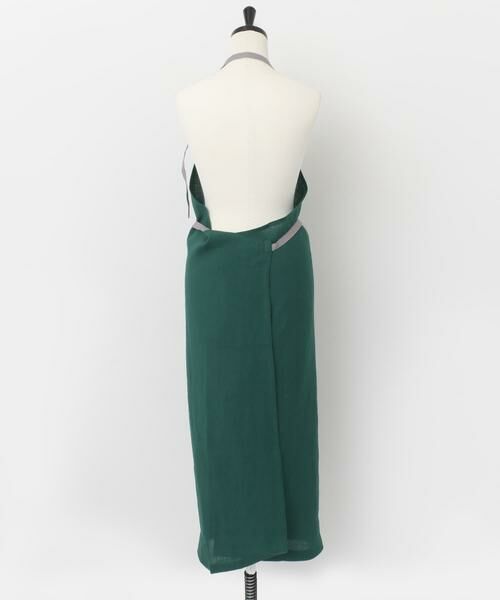 URBAN RESEARCH DOORS / アーバンリサーチ ドアーズ キッチンツール | 『WEB限定』miiThaaii　リネン アリシャエプロン グリーン | 詳細12