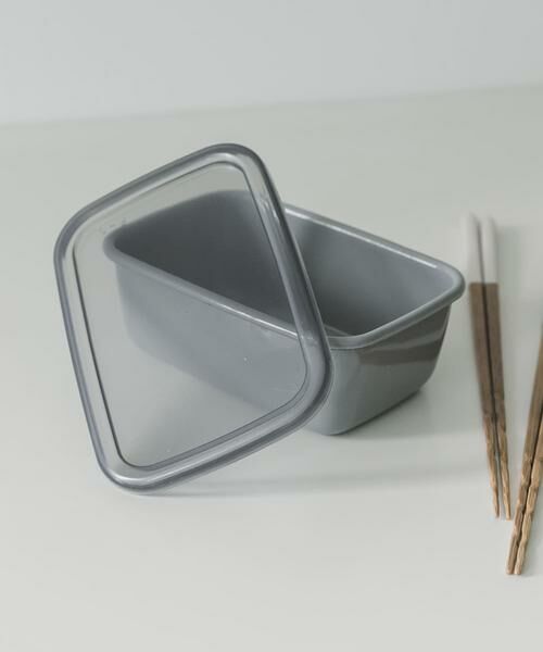 URBAN RESEARCH DOORS / アーバンリサーチ ドアーズ キッチンツール | 『WEB限定』野田琺瑯　+グレー レクタングル深型S | 詳細1