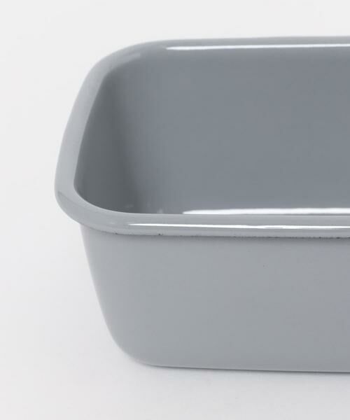 URBAN RESEARCH DOORS / アーバンリサーチ ドアーズ キッチンツール | 『WEB限定』野田琺瑯　+グレー レクタングル深型S | 詳細11