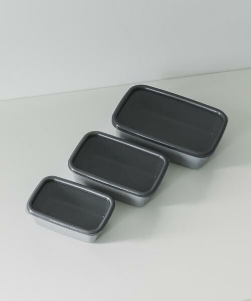 URBAN RESEARCH DOORS / アーバンリサーチ ドアーズ キッチンツール | 『WEB限定』野田琺瑯　+グレー レクタングル深型S | 詳細6