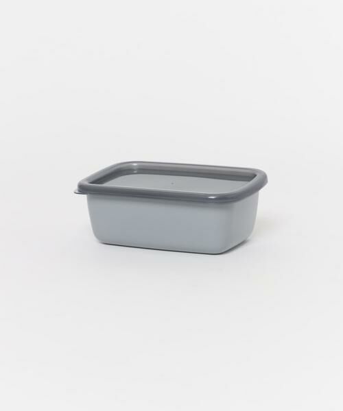 URBAN RESEARCH DOORS / アーバンリサーチ ドアーズ キッチンツール | 『WEB限定』野田琺瑯　+グレー レクタングル深型S | 詳細7