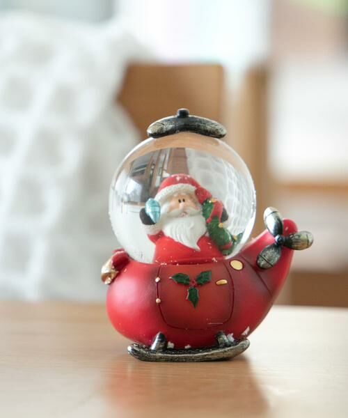 URBAN RESEARCH DOORS / アーバンリサーチ ドアーズ インテリア・インテリア雑貨 | 『WEB/一部店舗限定』Marks　スノードーム S (ヘリ・サンタ) | 詳細1