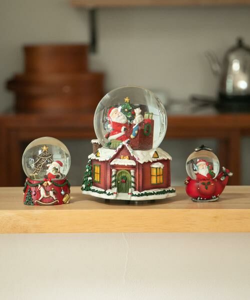 URBAN RESEARCH DOORS / アーバンリサーチ ドアーズ インテリア・インテリア雑貨 | 『WEB/一部店舗限定』Marks　スノードーム S (ヘリ・サンタ) | 詳細5