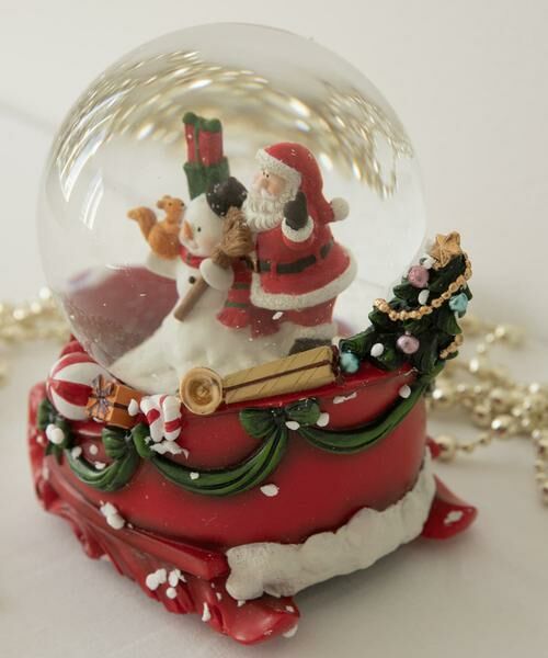 URBAN RESEARCH DOORS / アーバンリサーチ ドアーズ インテリア・インテリア雑貨 | 『WEB/一部店舗限定』Marks　スノードーム オルゴール (サンタ・スノーマン) | 詳細2