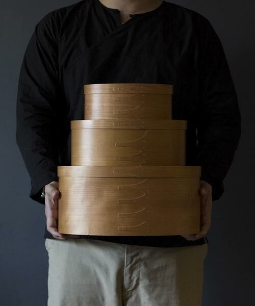 URBAN RESEARCH DOORS / アーバンリサーチ ドアーズ インテリア・インテリア雑貨 | 『WEB限定』AXCIS　シェーカーオーバルボックス M | 詳細10