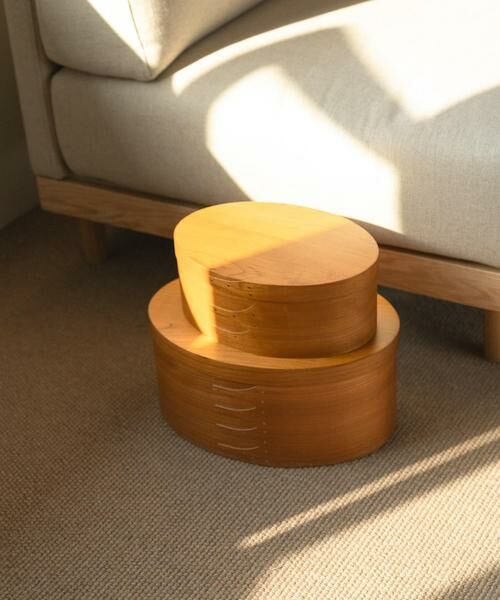 URBAN RESEARCH DOORS / アーバンリサーチ ドアーズ インテリア・インテリア雑貨 | 『WEB限定』AXCIS　シェーカーオーバルボックス M | 詳細2