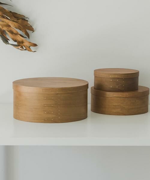 URBAN RESEARCH DOORS / アーバンリサーチ ドアーズ インテリア・インテリア雑貨 | 『WEB限定』AXCIS　シェーカーオーバルボックス L | 詳細6