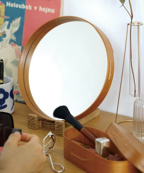 URBAN RESEARCH DOORS / アーバンリサーチ ドアーズ インテリア・インテリア雑貨 | 『WEB限定』AXCIS　シェーカーラウンドミラー220 | 詳細1