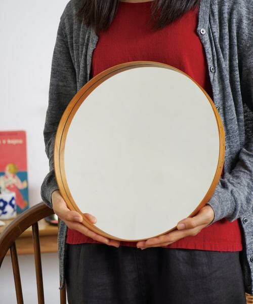 URBAN RESEARCH DOORS / アーバンリサーチ ドアーズ インテリア・インテリア雑貨 | 『WEB限定』AXCIS　シェーカーラウンドミラー320 | 詳細2