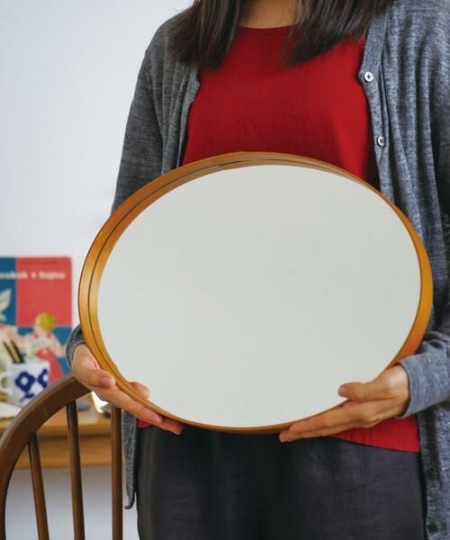 URBAN RESEARCH DOORS / アーバンリサーチ ドアーズ インテリア・インテリア雑貨 | 『WEB限定』AXCIS　シェーカーオーバルミラー L | 詳細3