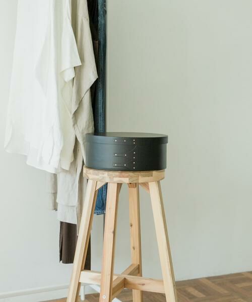 URBAN RESEARCH DOORS / アーバンリサーチ ドアーズ インテリア・インテリア雑貨 | 『WEB限定』AXCIS　シェーカーオーバルボックス M ブラック | 詳細1