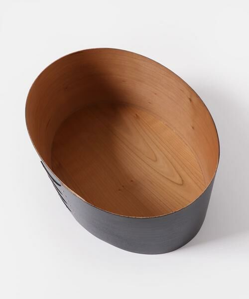 URBAN RESEARCH DOORS / アーバンリサーチ ドアーズ インテリア・インテリア雑貨 | 『WEB限定』AXCIS　シェーカーオーバルボックス L ブラック | 詳細11