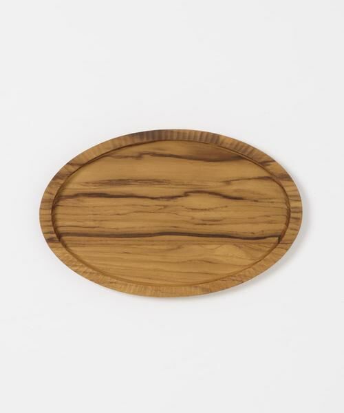 URBAN RESEARCH DOORS / アーバンリサーチ ドアーズ キッチンツール | 『WEB限定』AXCIS　チーク オーバルトレイ M | 詳細2