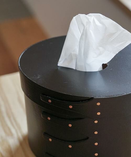 URBAN RESEARCH DOORS / アーバンリサーチ ドアーズ インテリア・インテリア雑貨 | 『WEB限定』AXCIS　シェーカーティッシュボックス ブラック | 詳細1