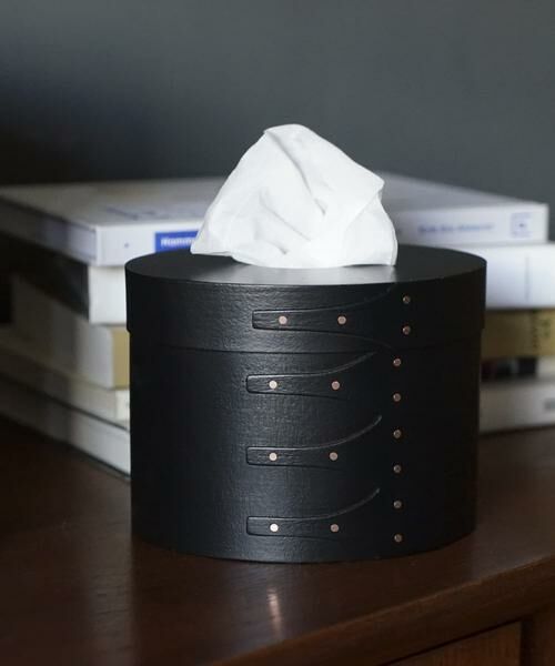 URBAN RESEARCH DOORS / アーバンリサーチ ドアーズ インテリア・インテリア雑貨 | 『WEB限定』AXCIS　シェーカーティッシュボックス ブラック | 詳細2