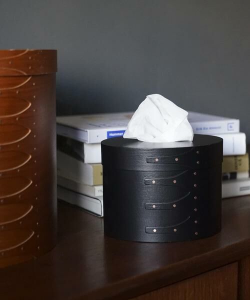 URBAN RESEARCH DOORS / アーバンリサーチ ドアーズ インテリア・インテリア雑貨 | 『WEB限定』AXCIS　シェーカーティッシュボックス ブラック | 詳細3