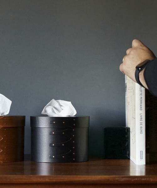 URBAN RESEARCH DOORS / アーバンリサーチ ドアーズ インテリア・インテリア雑貨 | 『WEB限定』AXCIS　シェーカーティッシュボックス ブラック | 詳細4