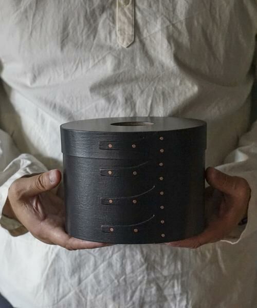 URBAN RESEARCH DOORS / アーバンリサーチ ドアーズ インテリア・インテリア雑貨 | 『WEB限定』AXCIS　シェーカーティッシュボックス ブラック | 詳細5