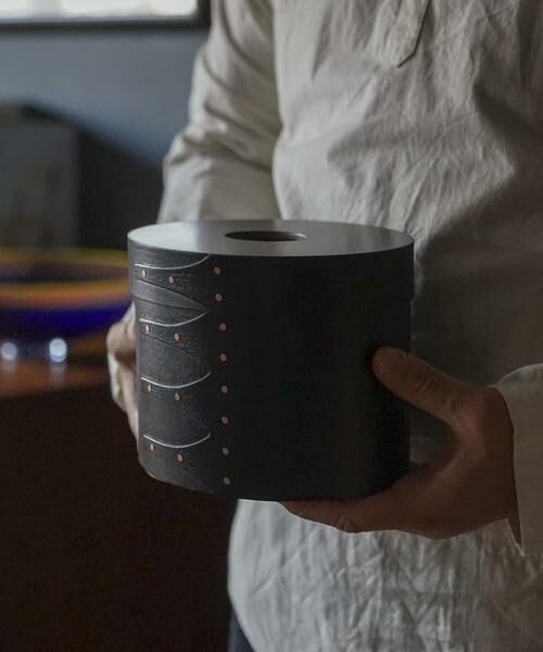 URBAN RESEARCH DOORS / アーバンリサーチ ドアーズ インテリア・インテリア雑貨 | 『WEB限定』AXCIS　シェーカーティッシュボックス ブラック | 詳細6