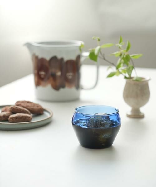 URBAN RESEARCH DOORS / アーバンリサーチ ドアーズ グラス・マグカップ | 『WEB限定』AXCIS　ラゴムグラスS ブルー | 詳細1