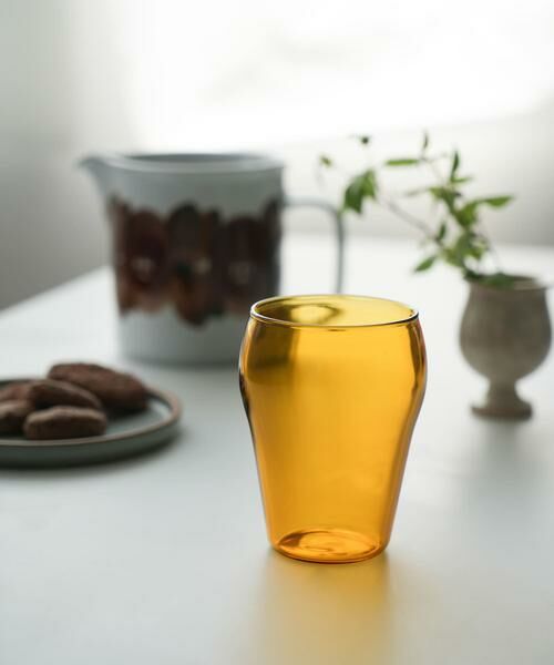 URBAN RESEARCH DOORS / アーバンリサーチ ドアーズ グラス・マグカップ | 『WEB限定』AXCIS　ラゴムグラスL イエロー | 詳細1