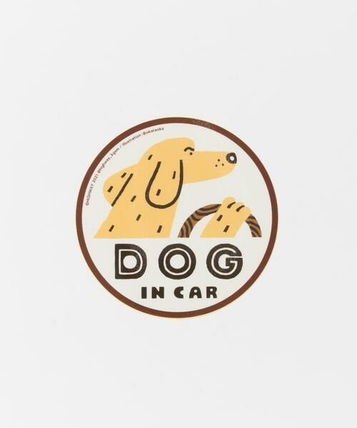 URBAN RESEARCH DOORS / アーバンリサーチ ドアーズ インテリア・インテリア雑貨 | 『WEB限定』HIGHWAY　DOG IN CAR Sticker | 詳細1