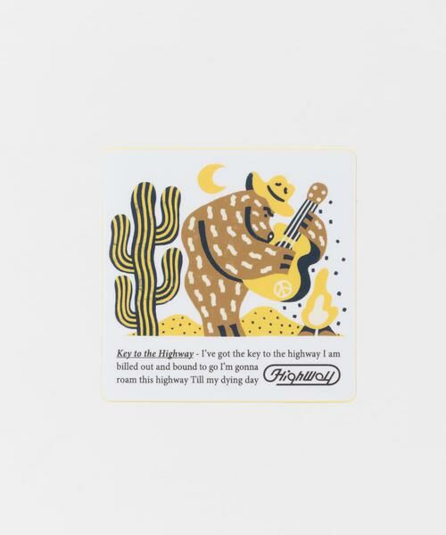 URBAN RESEARCH DOORS / アーバンリサーチ ドアーズ インテリア・インテリア雑貨 | 『WEB限定』HIGHWAY　key to the HIGHWAY sticker | 詳細1